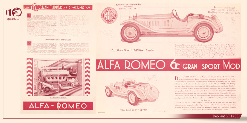 L’Alfa Romeo 6C 1750 domine son époque et anticipe l’avenir