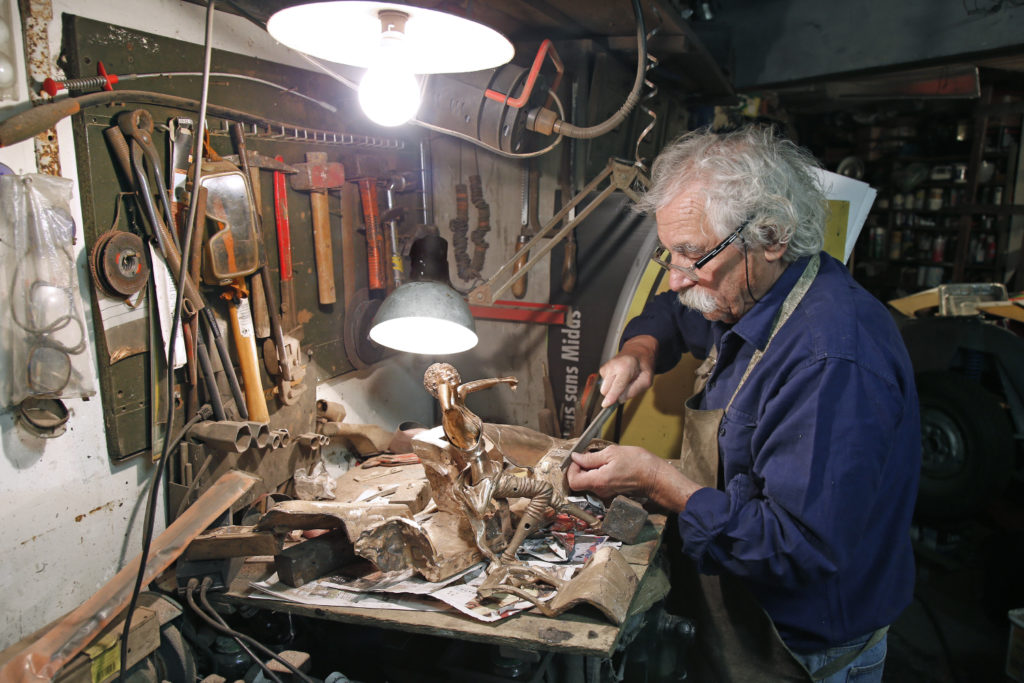 Alain Moitrier, artiste passionné par la vitesse