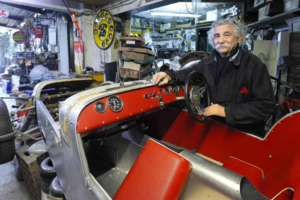 Alain Moitrier, artiste passionné par la vitesse