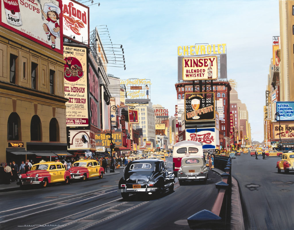 Alain Bertrand, peintre hyperréaliste et Rock N' Roll.