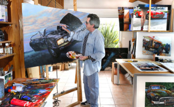 Patrice Larue, artiste peintre aux multiples facettes.