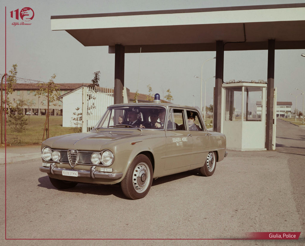 Histoire : Les berlines sportives d'Alfa Romeo au service de la loi