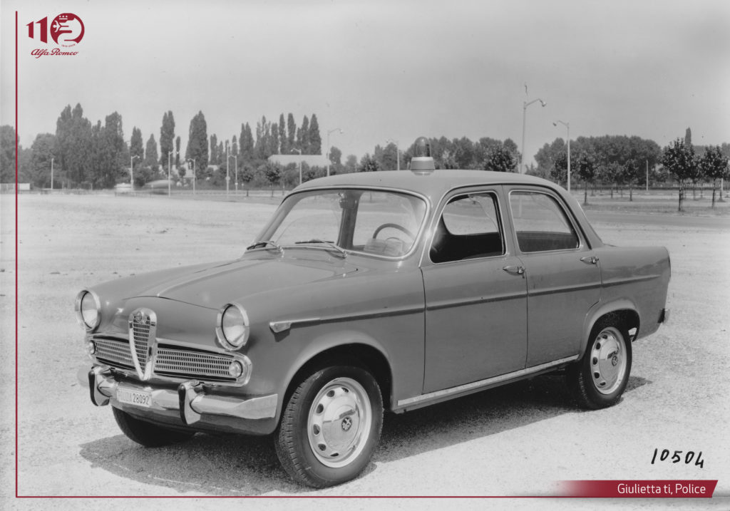 Histoire : Les berlines sportives d'Alfa Romeo au service de la loi