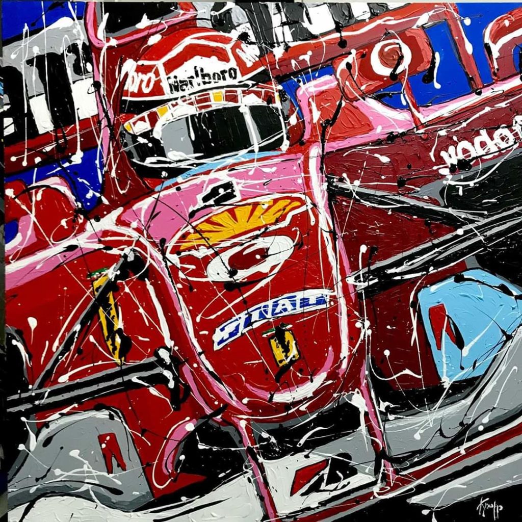 Art : la Formule 1, robes et silhouettes