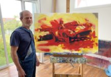 Art : Yahn Janou, peintre de l'automobile et du Mans