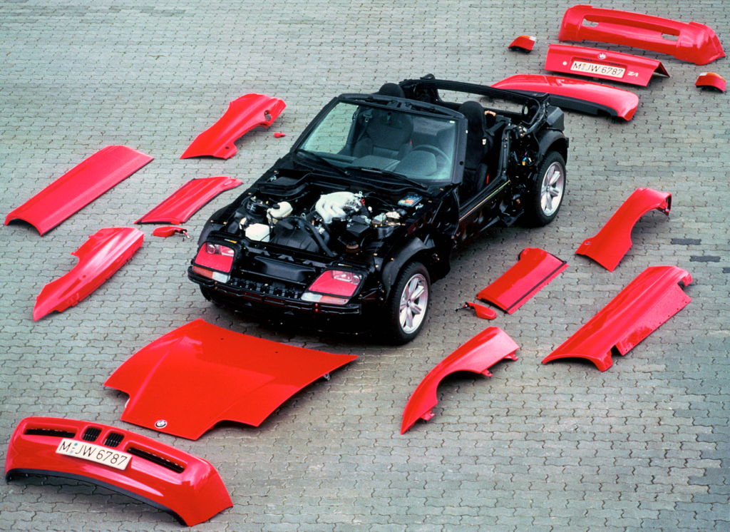 BMW Z1 - Le signe du « Z ».