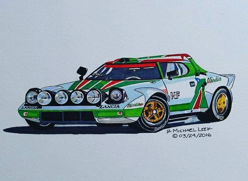 Art : La Lancia Stratos vue par les artistes