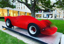 L'artiste Antoine Dufilho réinterprète la Ferrari 330 P4 du Mans