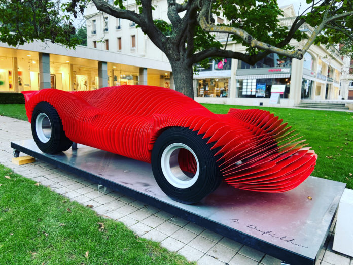 L'artiste Antoine Dufilho réinterprète la Ferrari 330 P4 du Mans