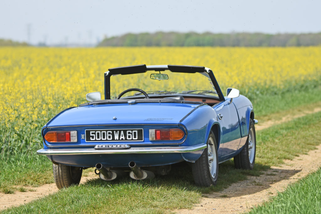 Portrait : Michaël et sa Triumph Spitfire