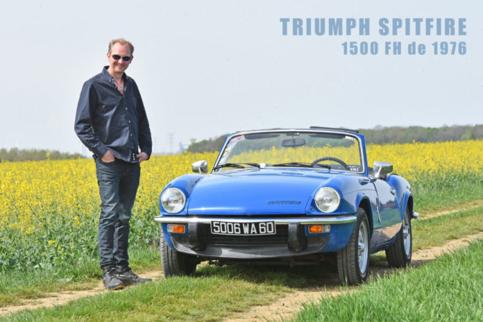 Portrait : Michaël et sa Triumph Spitfire