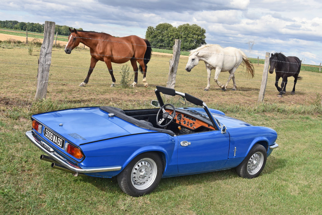 Portrait : Michaël et sa Triumph Spitfire