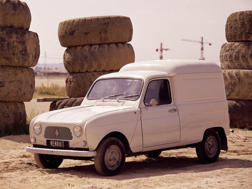 RENAULT 4 FOURGONNETTE - Le facteur sonne toujours deux fois.