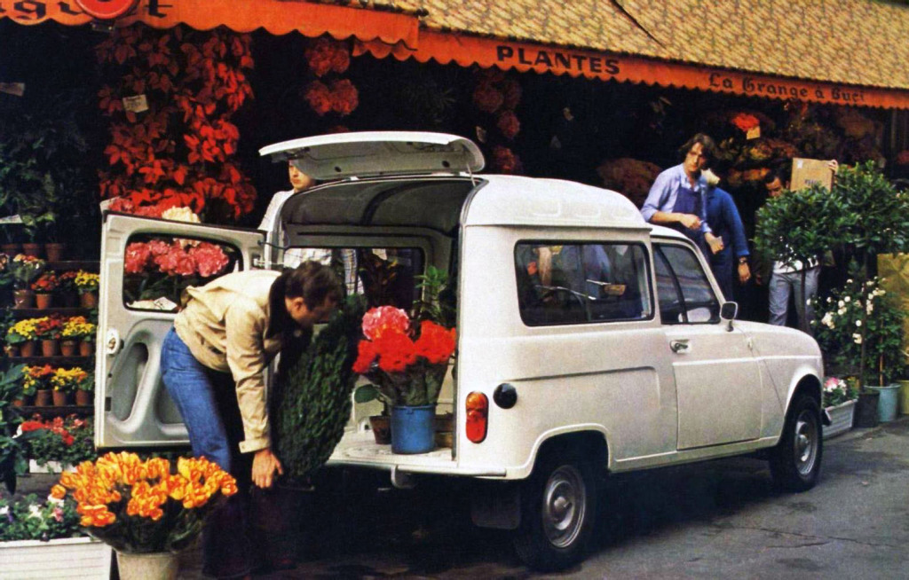 RENAULT 4 FOURGONNETTE - Le facteur sonne toujours deux fois.