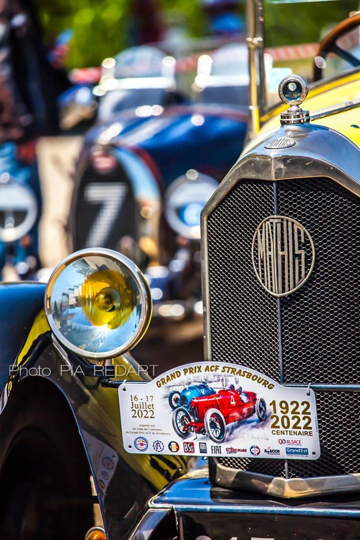 Centenaire du Grand Prix de l'Automobile Club de France Strasbourg 1922.