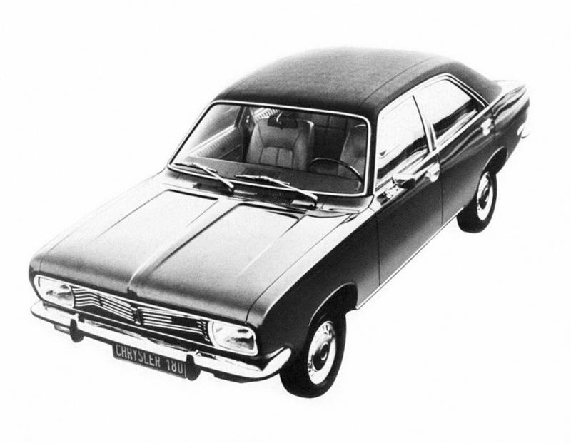 CHRYSLER 160, 180 et 2 LITRES - Portrait d'une mal-aimée.