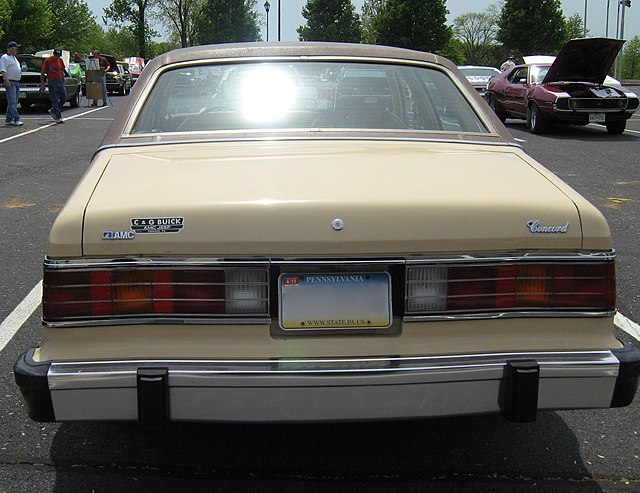 AMC HORNET et CONCORD - Des Américaines bien tranquilles.