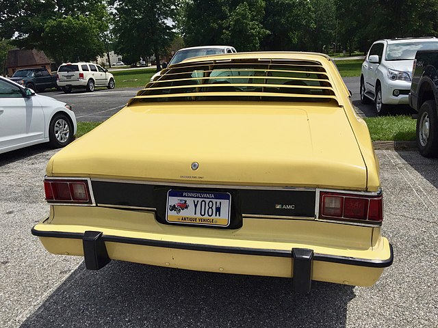 AMC HORNET et CONCORD - Des Américaines bien tranquilles.