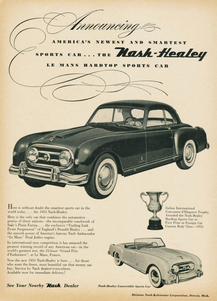 NASH-HEALEY - Les aventures de Pininfarina à Kenosha (partie II).