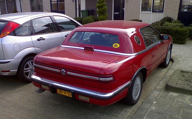 CHRYSLER TC MASERATI - (Més)Alliance italo-américaine (partie II).