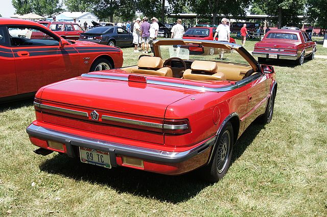 CHRYSLER TC MASERATI - (Més)Alliance italo-américaine (partie II).