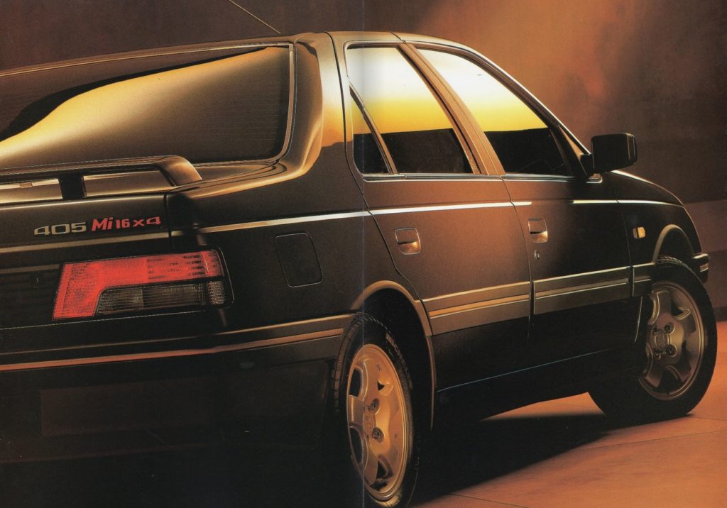 PEUGEOT 405 Mi16 - Le nouveau rugissement du lion.