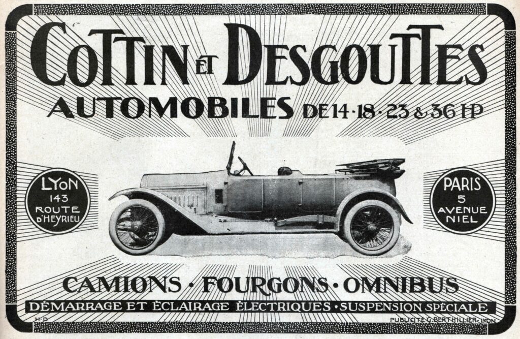 COTTIN & DESGOUTTES - Tandem lyonnais.
