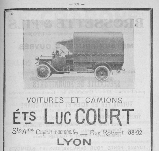 LUC COURT - Un Lyonnais injustement oublié.