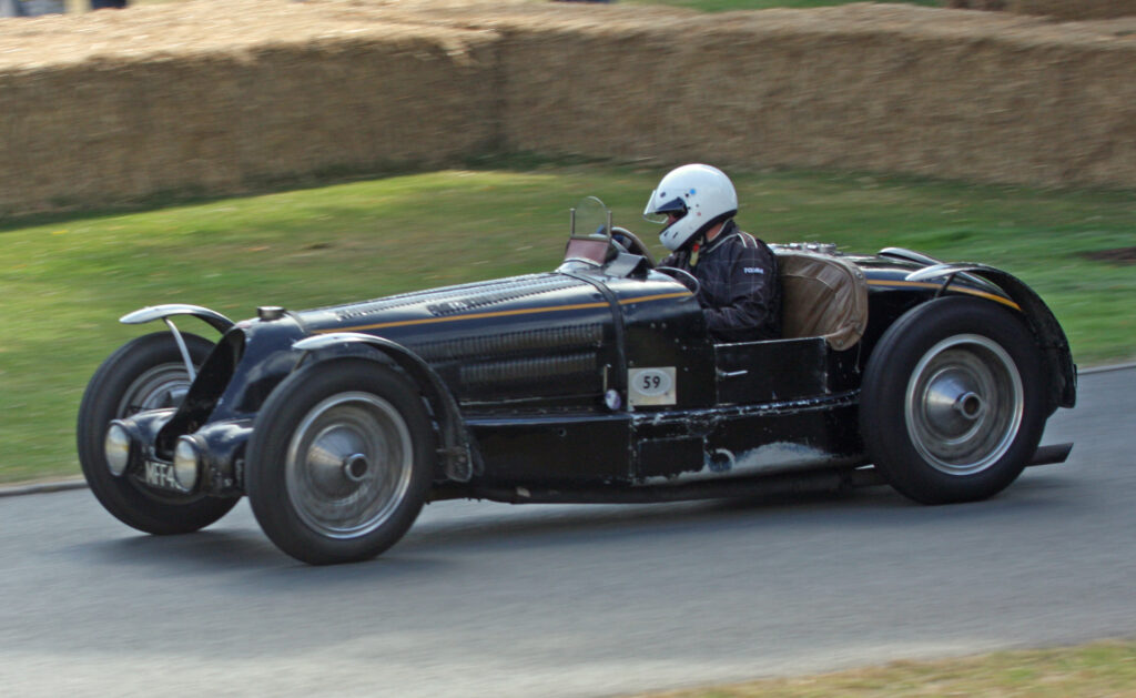 BUGATTI TYPE 59 - Derniers tours de piste à Molsheim.