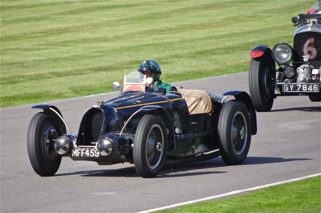 BUGATTI TYPE 59 - Derniers tours de piste à Molsheim.