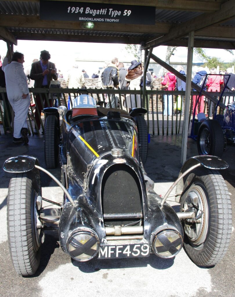 BUGATTI TYPE 59 - Derniers tours de piste à Molsheim.