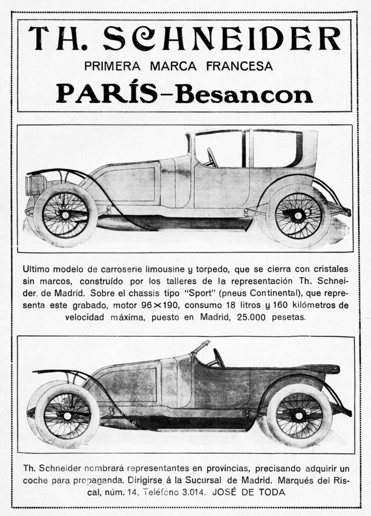 THEO SCHNEIDER, constructeur d'avant-guerre